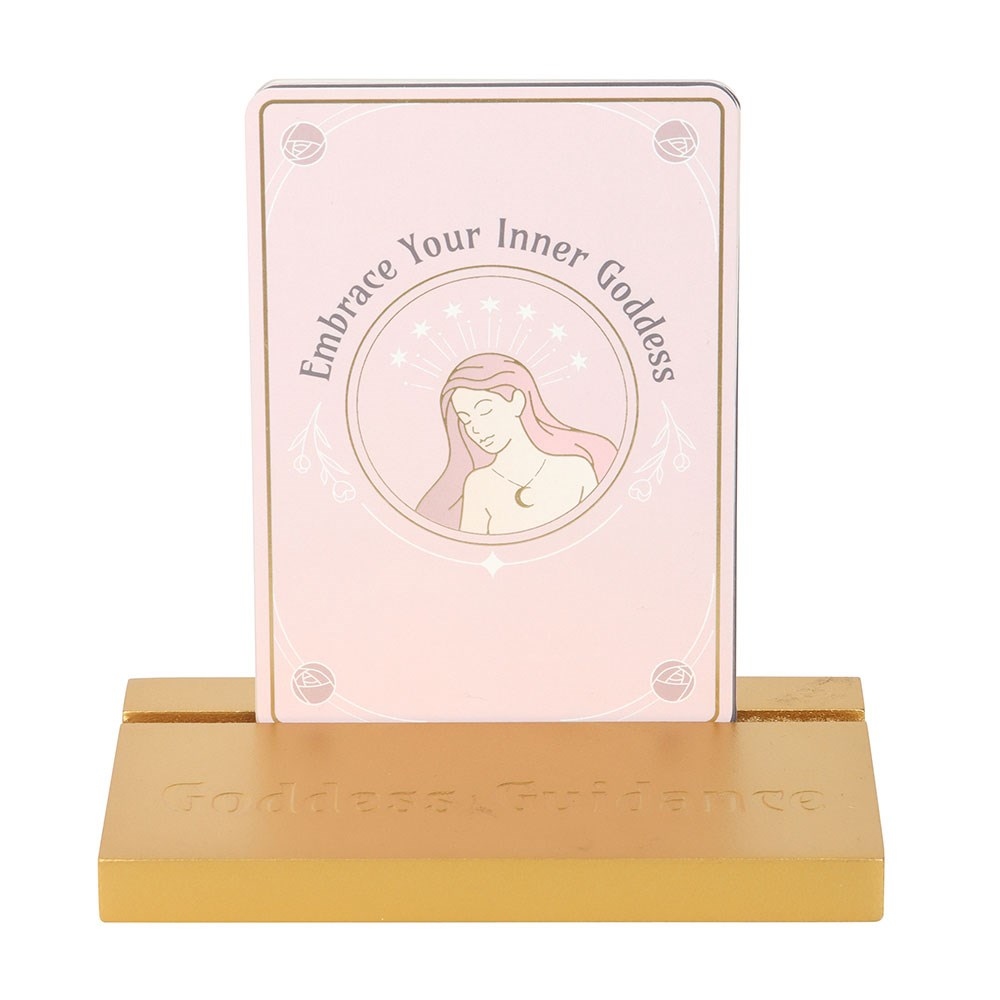Something Different - Goddess Energy Affirmation Cards with Wooden Stand Kaartenhouder - Multicolours